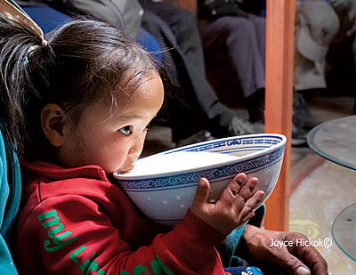 Mongolia Girl Notecard