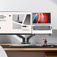 North Bayou Dual Desk Stand F160-FP (Screen + Laptop)