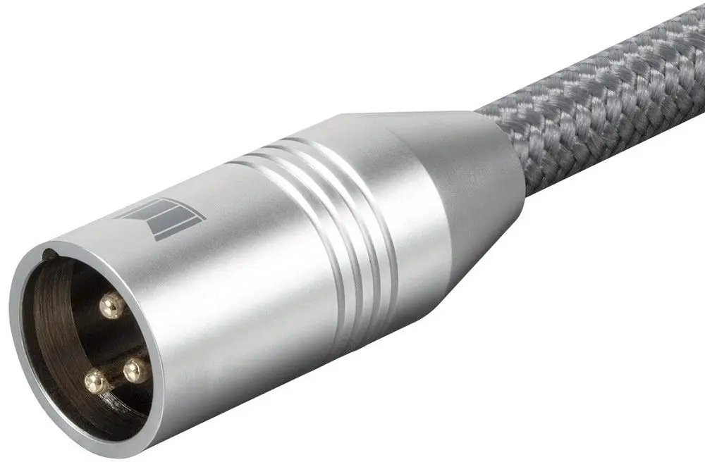 Monolith XLR Male to XLR Female Balanced Audio Cable - 1 Meter, With 24K Gold Plated Connectors, Oxygen Free Copper