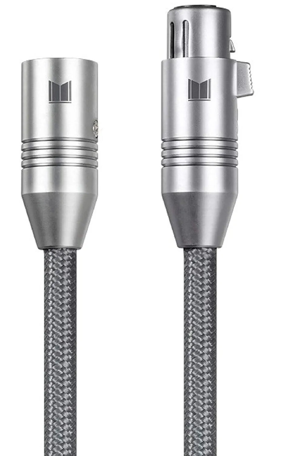 Monolith XLR Male to XLR Female Balanced Audio Cable - 1 Meter, With 24K Gold Plated Connectors, Oxygen Free Copper