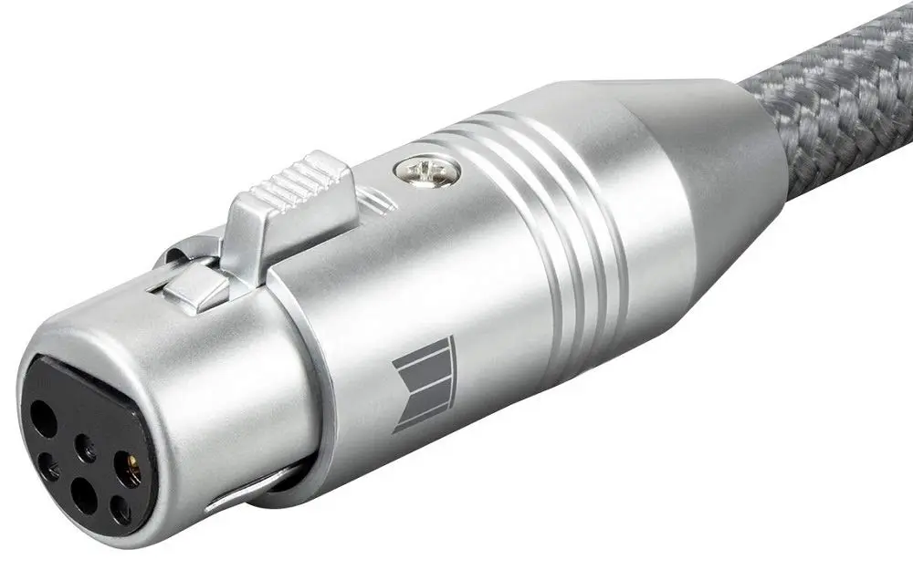 Monolith XLR Male to XLR Female Balanced Audio Cable - 1 Meter, With 24K Gold Plated Connectors, Oxygen Free Copper