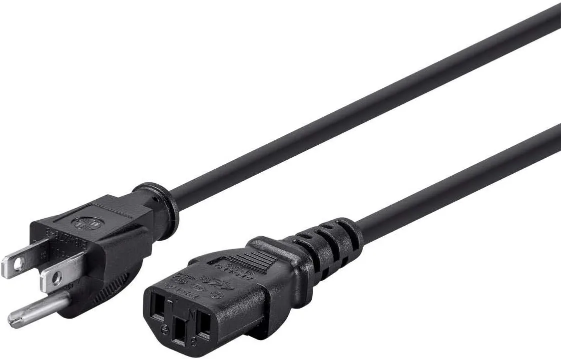 Monoprice 16AWG Power Cord (NEMA 5-15P to IEC C13)