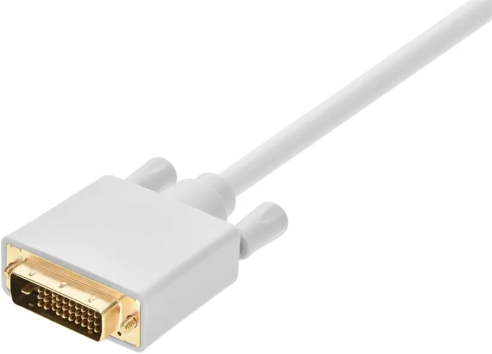 Monoprice DisplayPort to DVI Cable (28AWG) - White