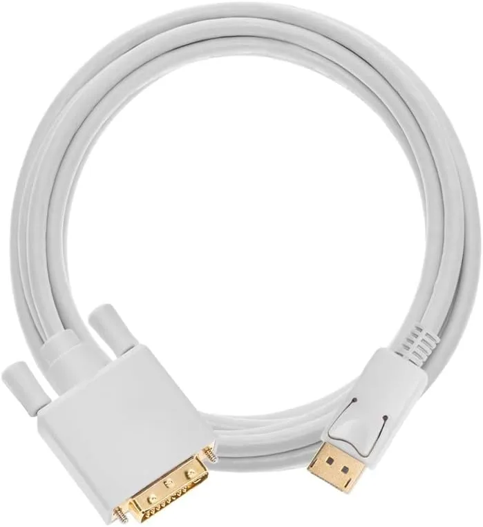 Monoprice DisplayPort to DVI Cable (28AWG) - White