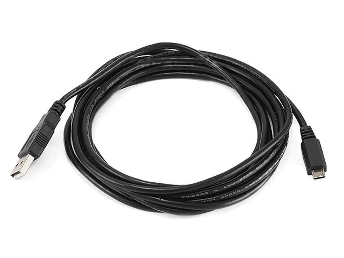 MONOPRICE USB 2.0 A Male to Micro-B Male 5-Pin Cable (28/28AWG)