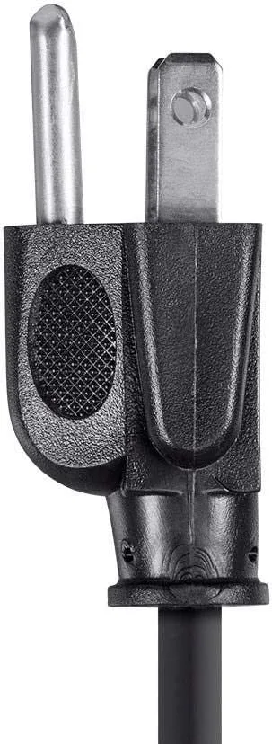 Monoprice 18AWG Right Angle Power Cord (IEC C13 to NEMA 5-15P) - 3-Conductor