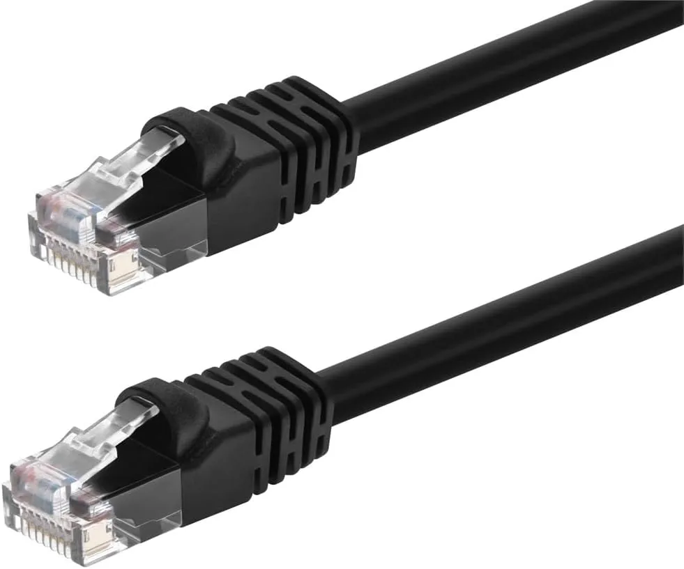 Monoprice Cat6 24AWG UTP Ethernet Patch Cable - Snagless RJ45, 550MHz, Pure Bare Copper