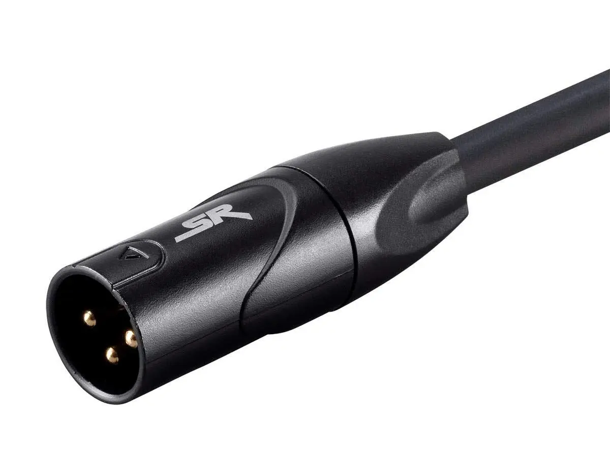 Monoprice Stage Right XLR Male to XLR Female Microphone & Interconnect Cable, 16AWG, Gold Plated