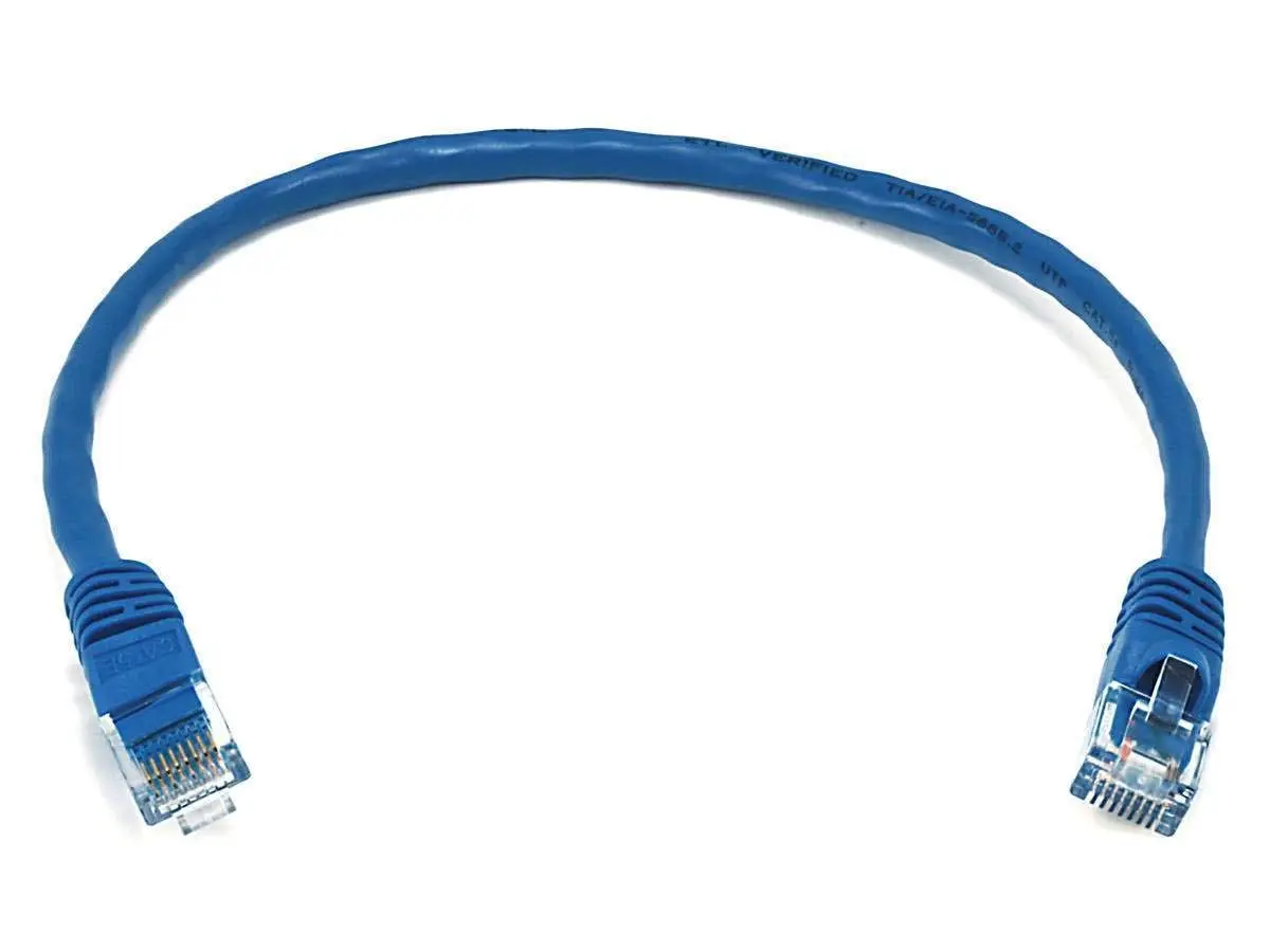 Monoprice Cat6 24AWG UTP Ethernet Patch Cable - Snagless RJ45, 550MHz, Pure Bare Copper