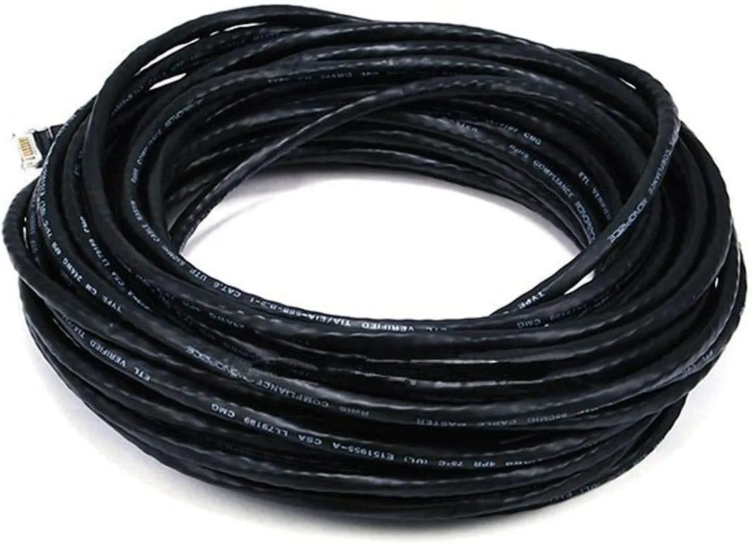 Monoprice Cat6 24AWG UTP Ethernet Patch Cable - Snagless RJ45, 550MHz, Pure Bare Copper