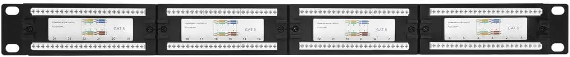 Monoprice Cat6 110-Type Patch Panel (568A/B Compatible)