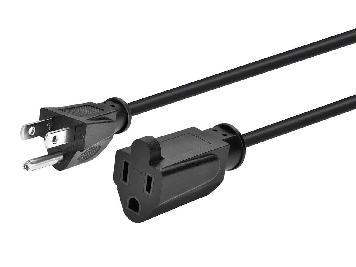 Monoprice Extension Cord NEMA 5-15P to 5-15R 16AWG 13A