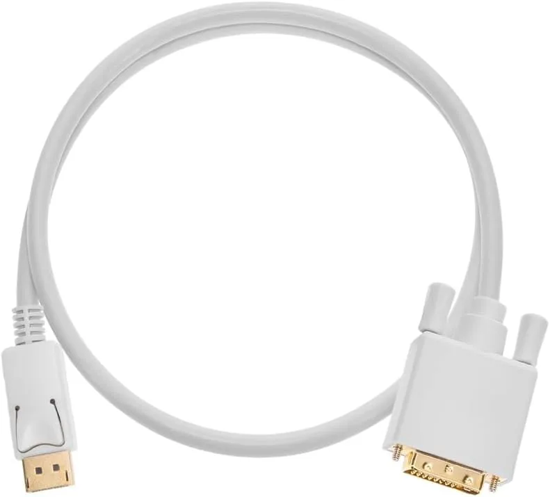 Monoprice DisplayPort to DVI Cable (28AWG) - White
