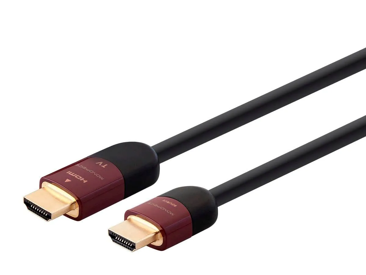 Monoprice 4K High Speed HDMI Cable - 18Gbps Active CL2 In-Wall Rated