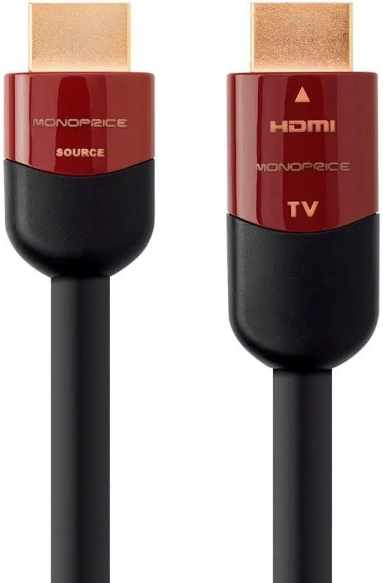 Monoprice 4K High Speed HDMI Cable - 18Gbps Active CL2 In-Wall Rated