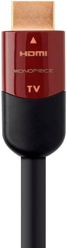 Monoprice 4K High Speed HDMI Cable - 18Gbps Active CL2 In-Wall Rated