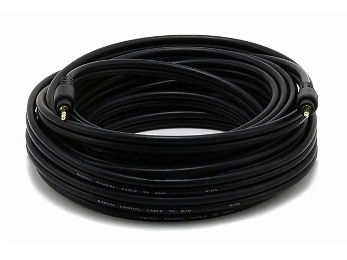 Monoprice Premium 3.5mm Stereo Male to Male Audio Cable, 22AWG, Gold Plated