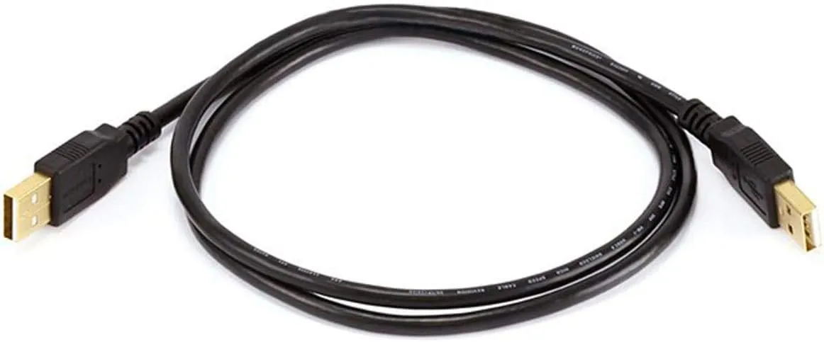 Monoprice USB 2.0 Type-A Male to Type-A Male Cable, Gold Plated, 28/24AWG