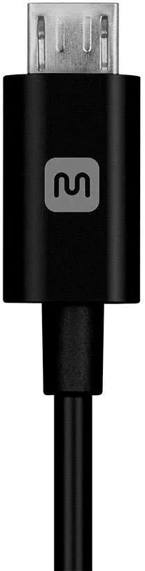 Monoprice USB Type-A to USB Micro Type-B Cable - Polycarbonate Connector Heads, 2.4A, 22/30AWG - Select Series