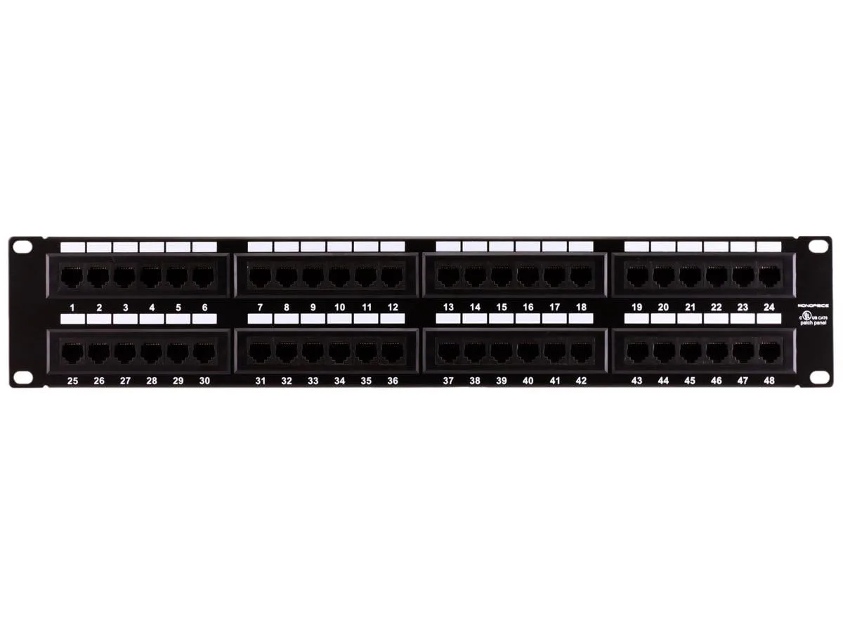Monoprice Cat6 110-Type Patch Panel (568A/B Compatible)
