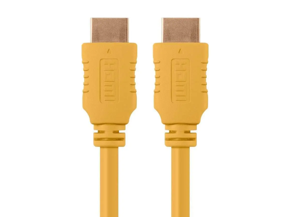 Monoprice 4K High Speed HDMI Cable - HDMI 2.0, 4K@60Hz, HDR, HDR10, Dolby Vision, 18Gbps, YUV 4:4:4, 28AWG - Black (1 Pack)