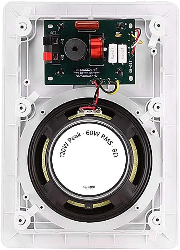 Monoprice Caliber Series Aramid (Kevlar) In-Wall Speakers (Pair)