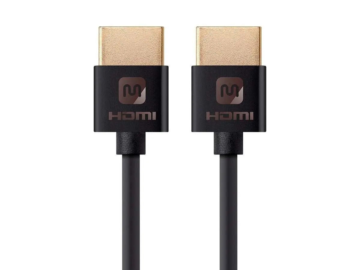 Monoprice Ultra Slim Series High Speed HDMI Cable - 18Gbps 36AWG 4K HDR