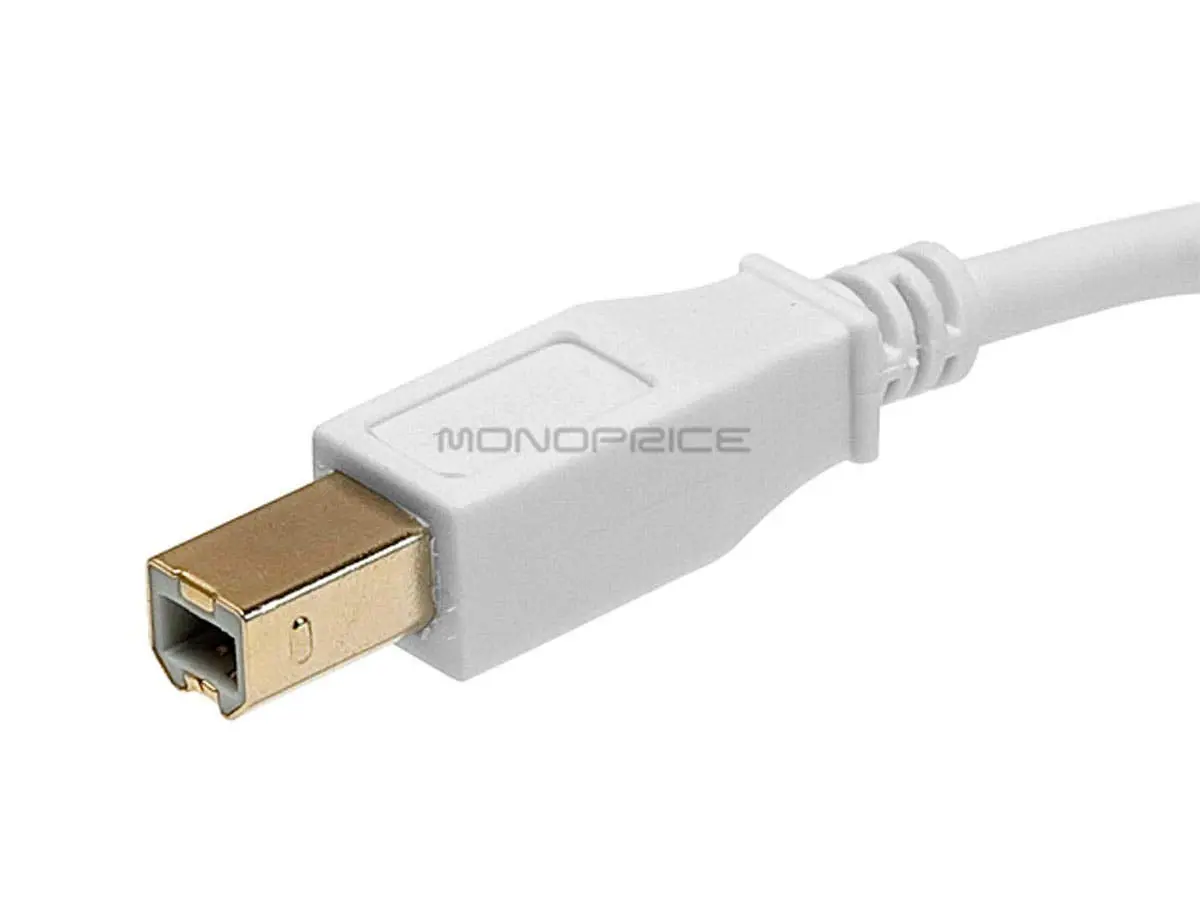 Monoprice USB-A to USB-B 2.0 Cable 28/24AWG Gold Plated