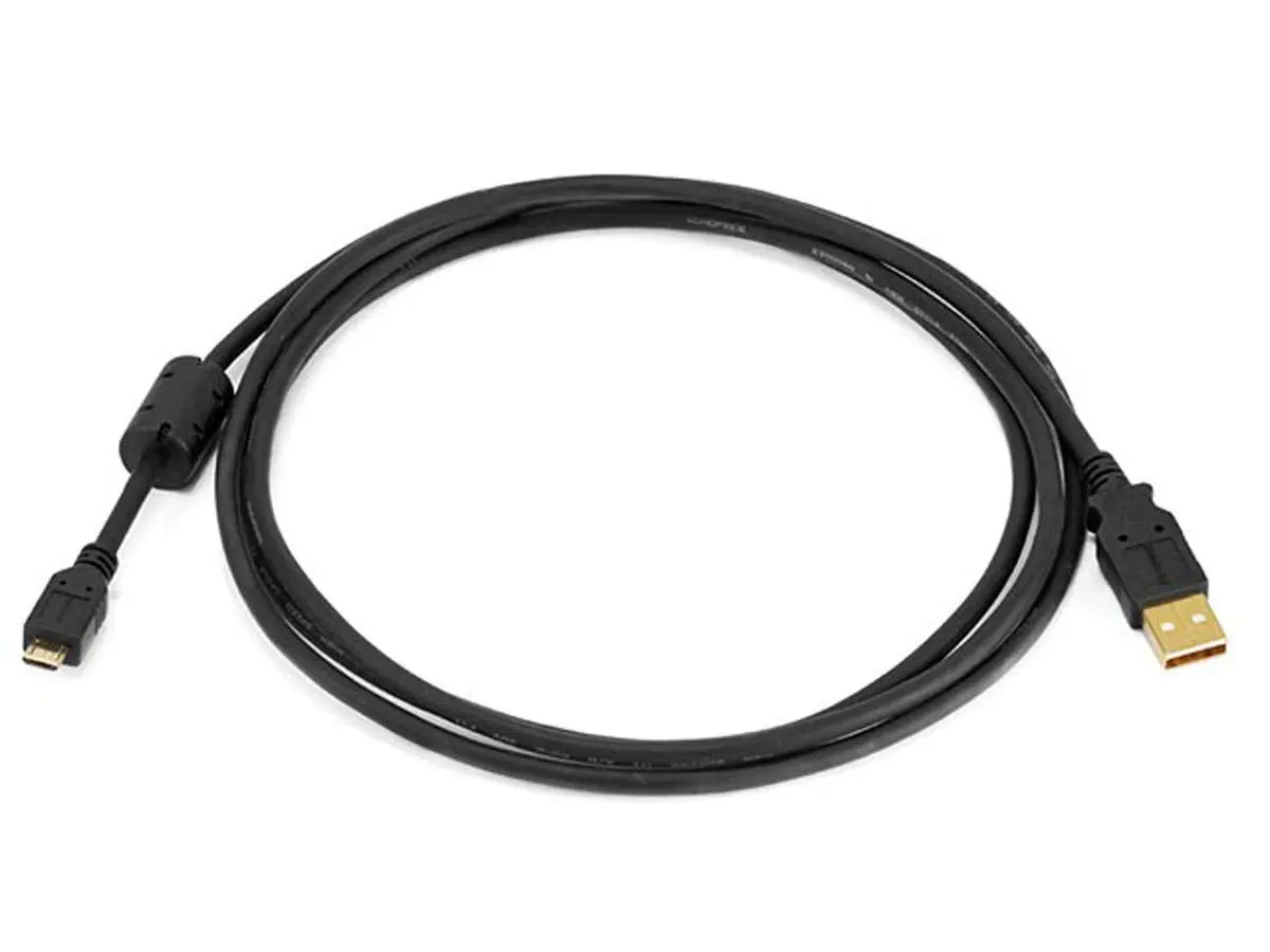 Monoprice USB 2.0 A to Micro 5-pin Cable, 28/24AWG, Gold-Plated