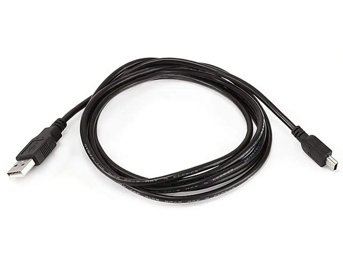 MONOPRICE USB A to Mini-B 5-Pin Cable 28/28AWG Shielded