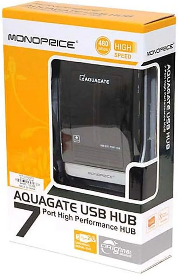 Monoprice 7-Port USB 2.0 HUB w/ AC adapter