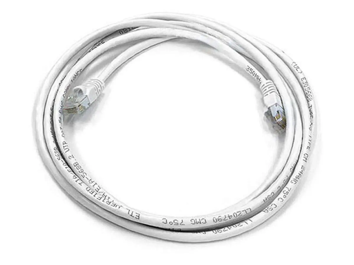 Monoprice Cat6 24AWG UTP Ethernet Patch Cable - 7ft, Pure Bare Copper, RJ45