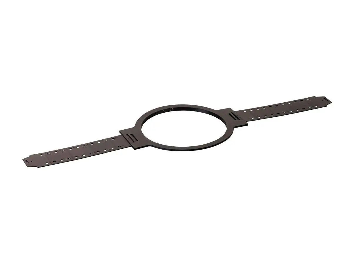 Monoprice Rough-in Speaker Bracket - For 8in Round Speakers, 10in Cutout Diameter, Black