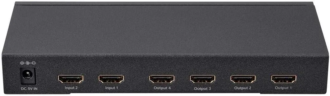 Monoprice Blackbird 4K 2x4 HDMI Splitter and Switch - Dolby Vision and Dolby TrueHD Support