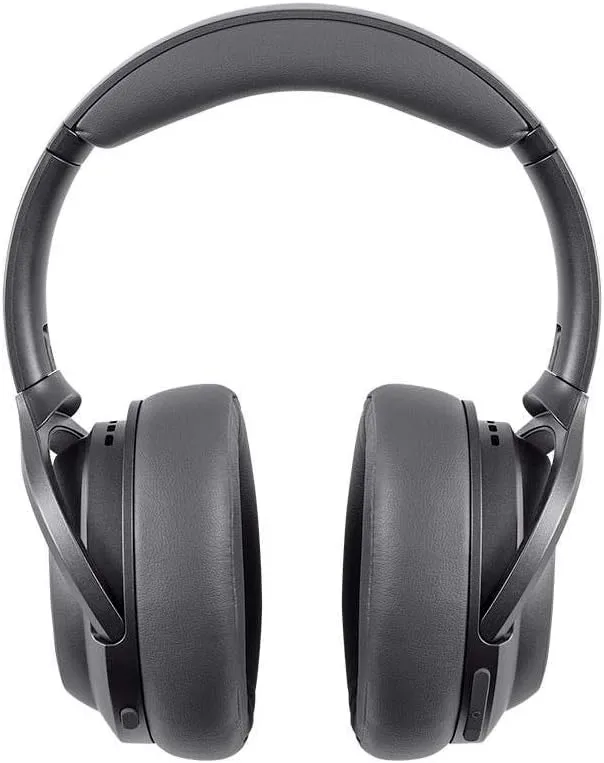 Monoprice BT-600ANC Over Ear Headphones - Bluetooth 5, Active Noise Cancelling (ANC) Qualcomm aptX HD Audio, AAC