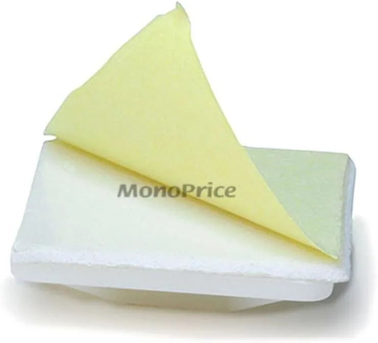 Monoprice Cable tie mounts 25x25(mm), 100pcs/Pack - white 25 mm