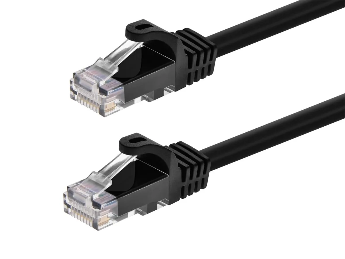 Monoprice Cat5e Ethernet Patch Cable - Snagless RJ45, Stranded, 350Mhz, UTP, 24AWG, 3 Feet