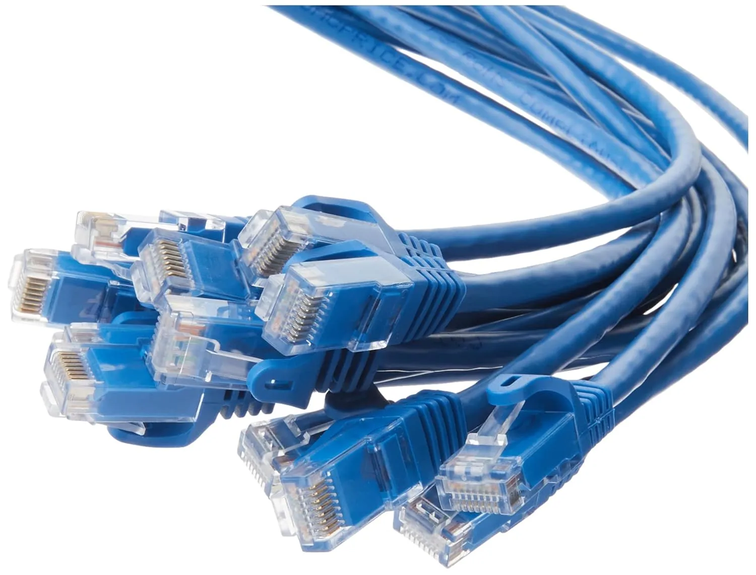 Monoprice Cat6 Flexboot Patch Cable UTP 24AWG 550MHz Pure Bare Copper Snagless RJ45