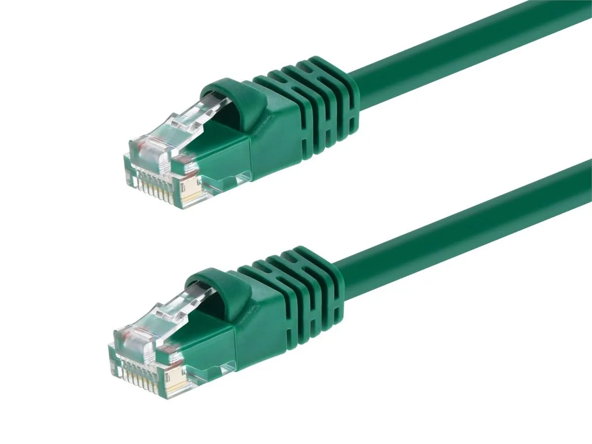 Monoprice Cat6 Ethernet Patch Cable - Snagless RJ45, Pure Bare Copper, 550MHz, UTP, 24AWG, 2 Feet