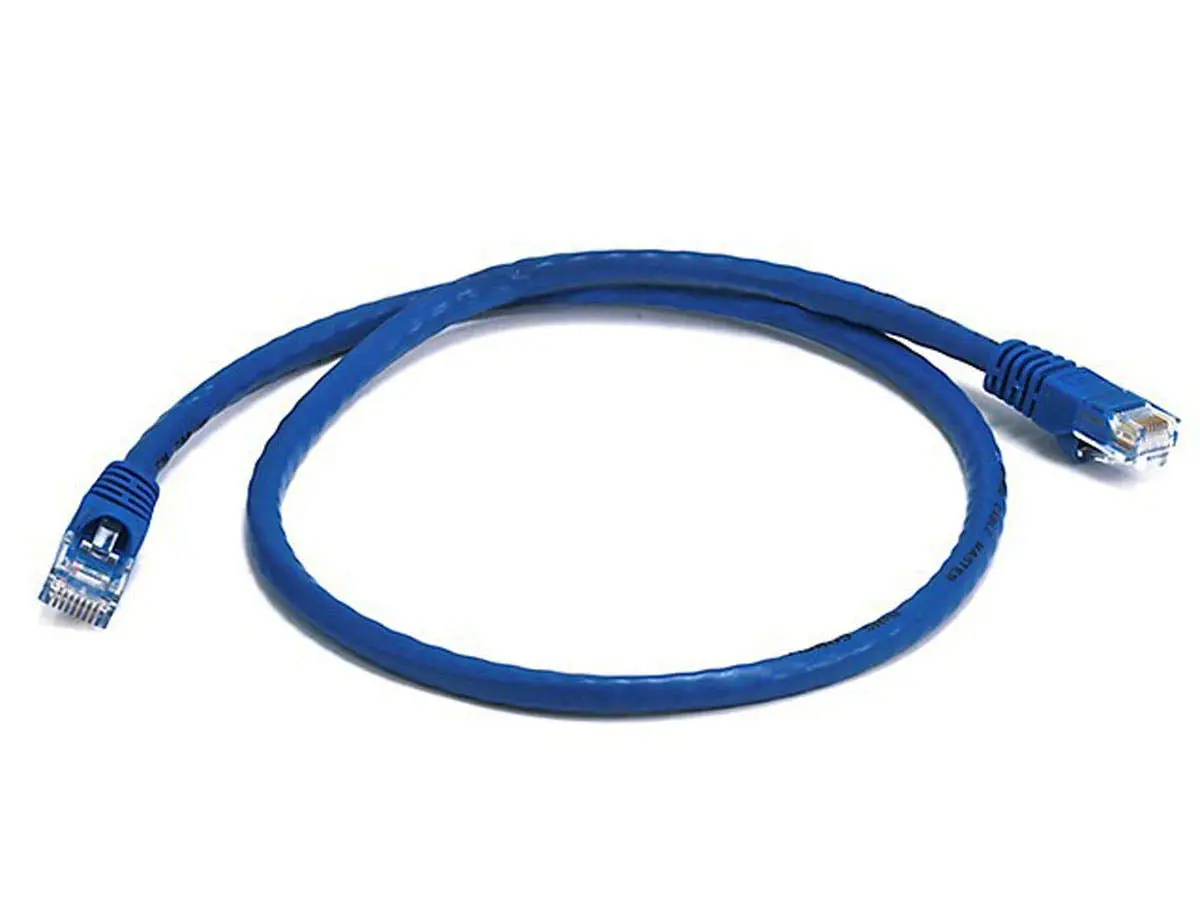 Monoprice Cat6 24AWG UTP Ethernet Patch Cable - Snagless RJ45, 550MHz, Pure Bare Copper