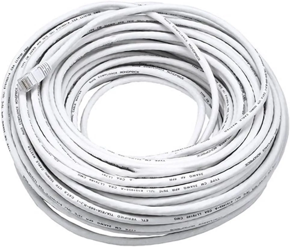 Monoprice Cat6 24AWG UTP Ethernet Patch Cable - Snagless RJ45, 550MHz, Pure Bare Copper