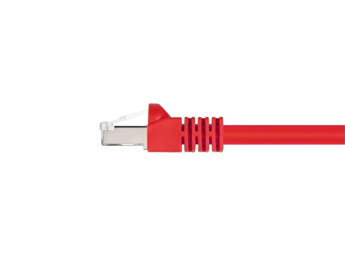 Monoprice Cat6A Shielded (S/FTP) Ethernet Patch Cable - 26AWG Pure Bare Copper Snagless RJ45 Fullboot