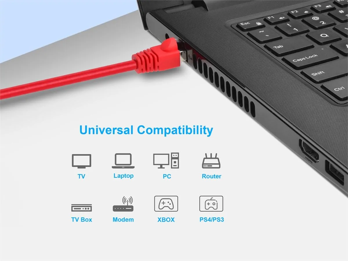 Monoprice Cat6A Shielded (S/FTP) Ethernet Patch Cable - 26AWG Pure Bare Copper Snagless RJ45 Fullboot