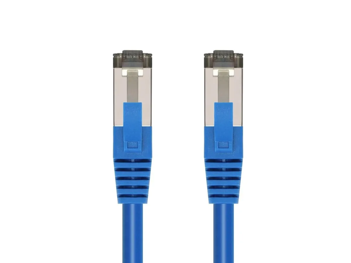 MONOPRICE Cat8 Patch Cable - Double Shielded (S/FTP), 28AWG, 2GHz, 40Gbps, Pure Bare Copper, Snagless RJ45