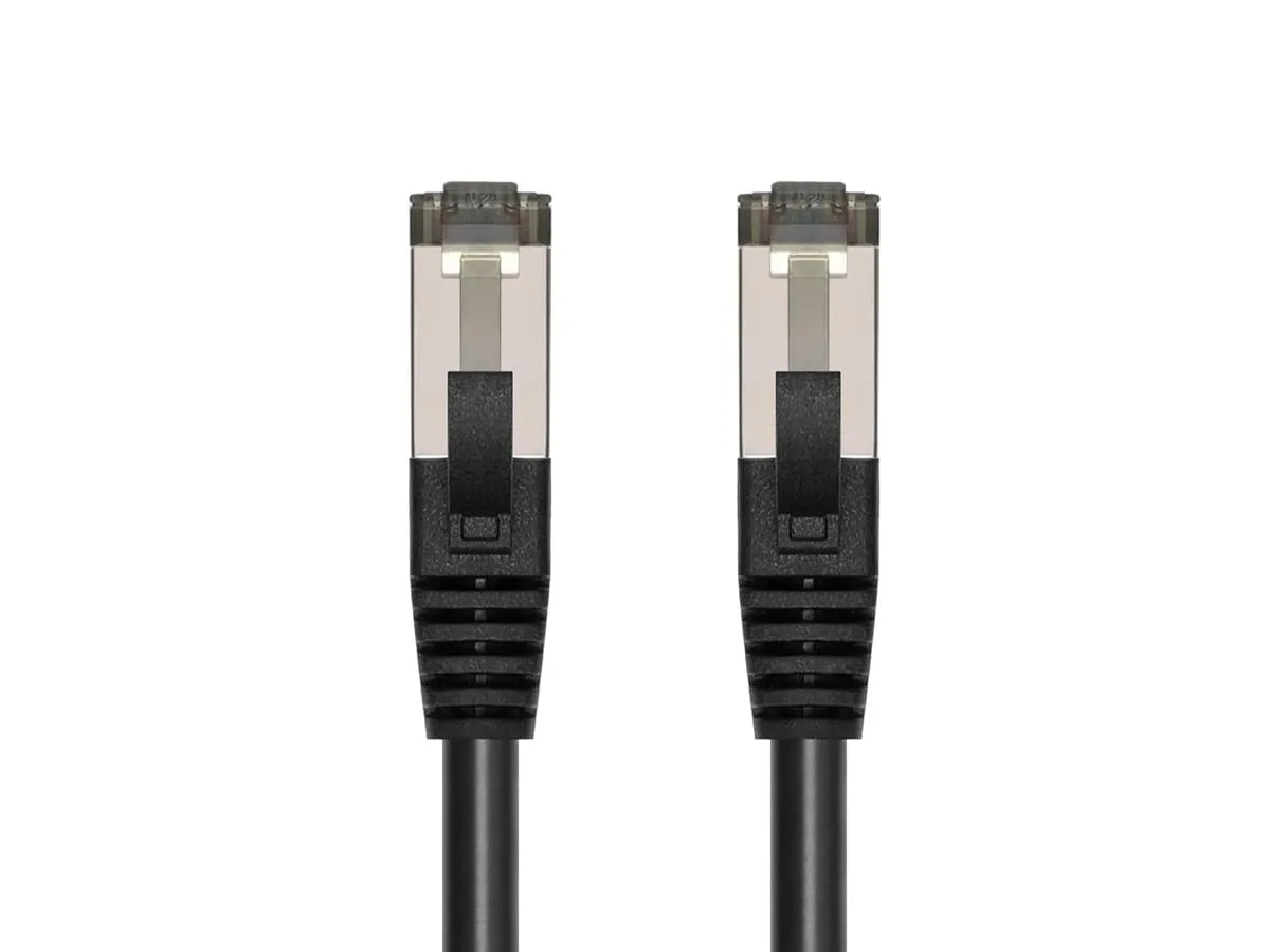 MONOPRICE Cat8 Patch Cable - Double Shielded (S/FTP), 28AWG, 2GHz, 40Gbps, Pure Bare Copper, Snagless RJ45