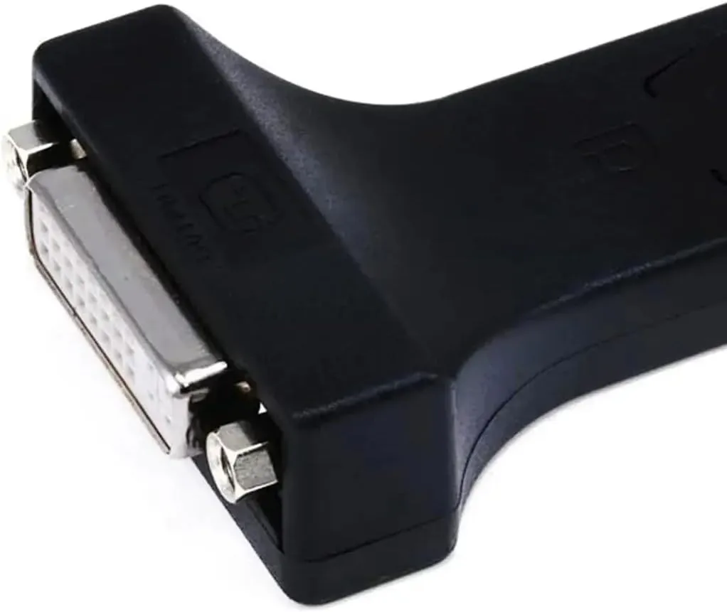 Monoprice DisplayPort Male to DVI-D Female Adapter, Single Link (104827) (Pack of 2) 1 Count (Pack of 2)