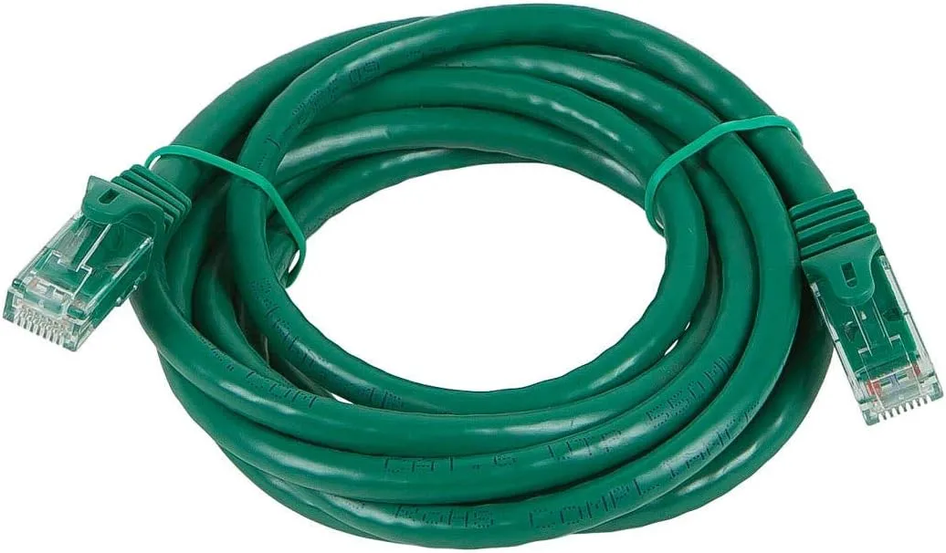 Monoprice Flexboot Cat5e Ethernet Patch Cable - Network Internet Cord - RJ45, Stranded, 350Mhz, UTP, Pure Bare Copper Wire