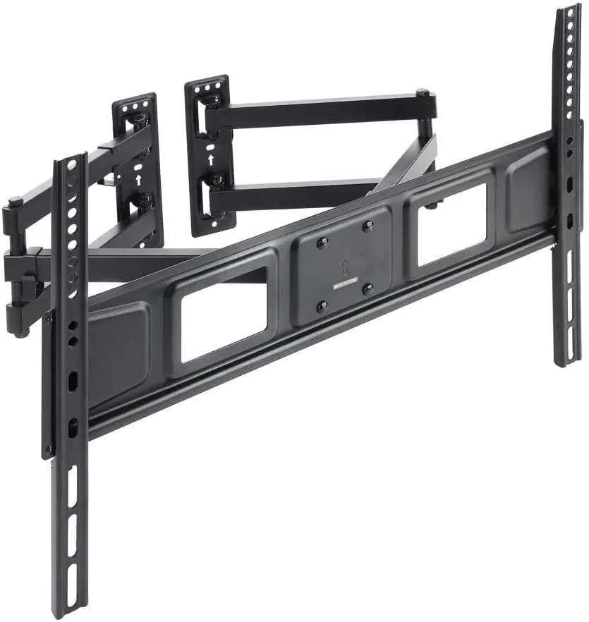 Monoprice Premium Full Motion TV Wall Mount Bracket Corner Friendly for 32" to 70" TVs up to 99lbs, Max VESA 600x400