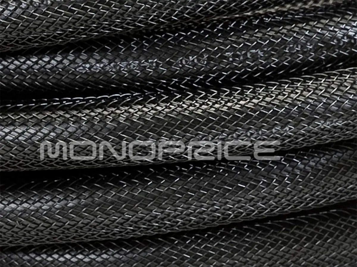 Monoprice HDMI to DVI Adapter Cable - CL2, High Speed with Net Jacket, 24AWG, 6 Feet, Black Black 6ft