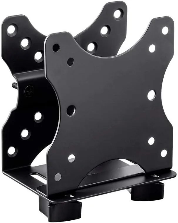 Monoprice Computer Case CPU Holder - Thin Client Mini PC Multi-Mount, Works with Mini PCs Up to 2.9 Inches Wide